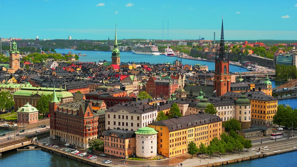Blick auf Stockholm