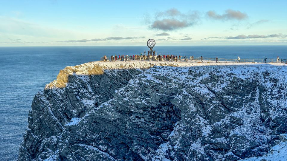 Nordkap im Winter