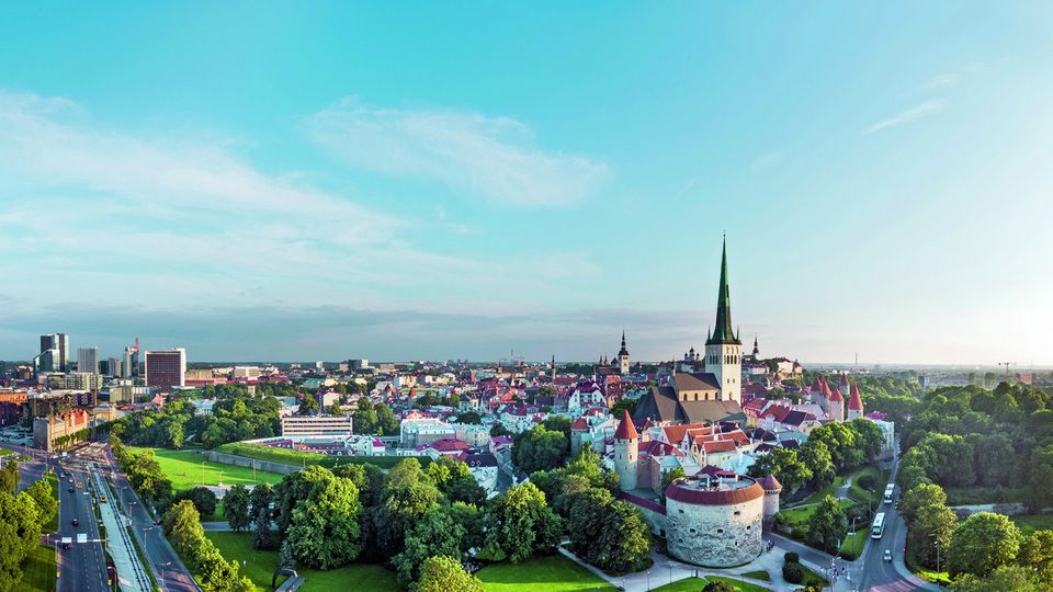 Blick über Tallinn