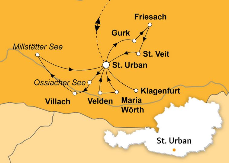 Ihre Reiseroute