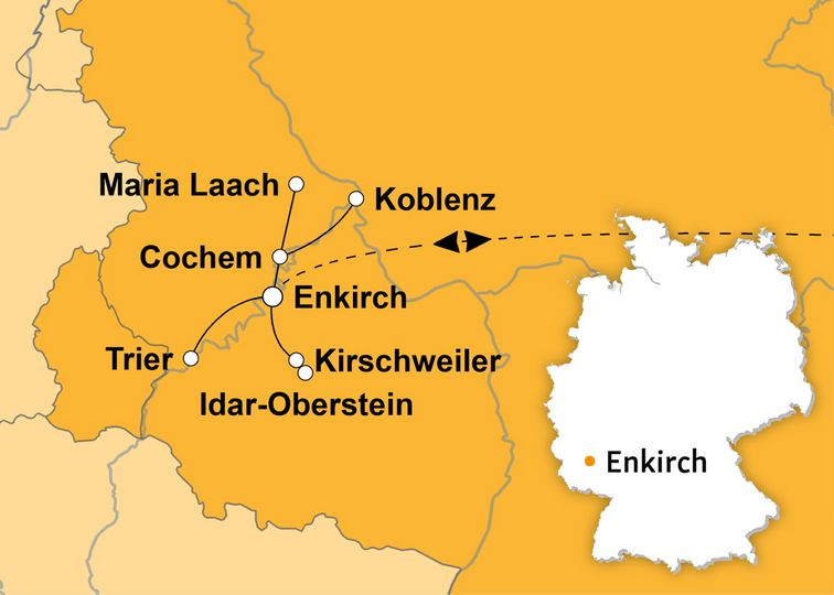 Ihre Reiseroute