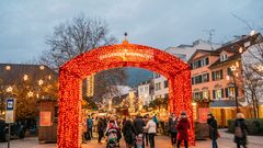 Eingang Weihnachtsmarkt 