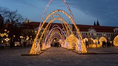 Magdeburger Lichterwelt auf dem Domplatz