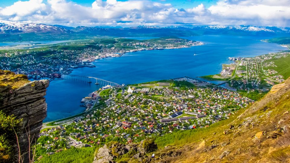 Sommerblick auf Tromsö