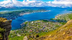 Sommerblick auf Tromsö