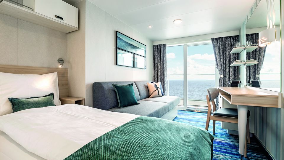 Kabinenbeispiel Balkonkabine Mein Schiff 1und 2