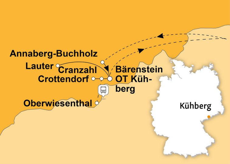 Ihre Reiseroute