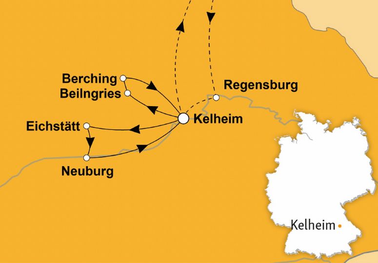 Ihre Reiseroute