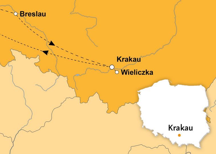 Ihre Reiseroute