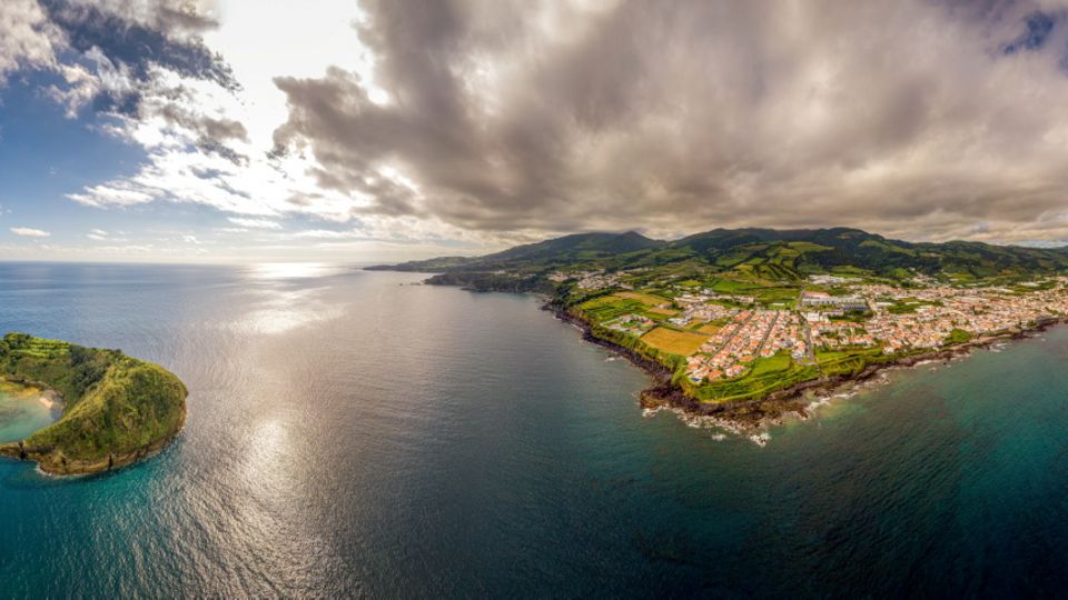 Panorama von Vila Franca do Campo auf Sao Miguel