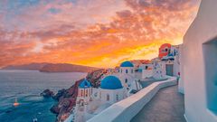 Santorin, Sonnenuntergang