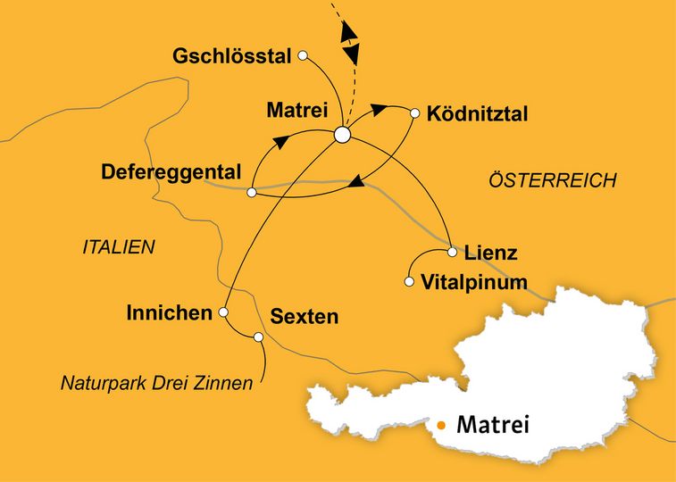 Ihre Reiseroute