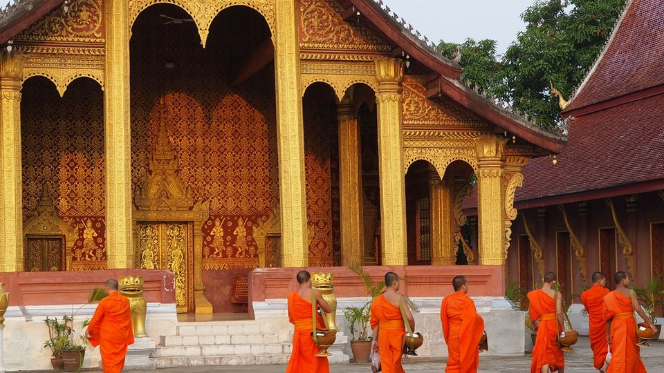 Tak-Bath-Zeremonie, Luang Prabang, Laos