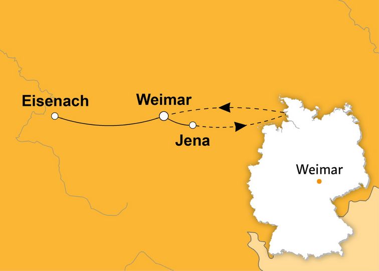 Ihre Reiseroute