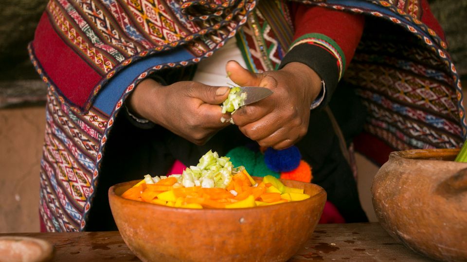 Traditionelles Gericht in Peru
