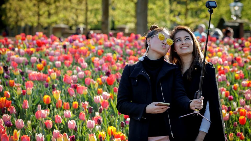 Selfie in Keukenhof