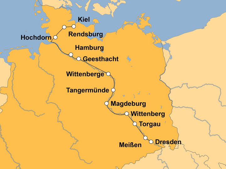 Ihre Reiseroute