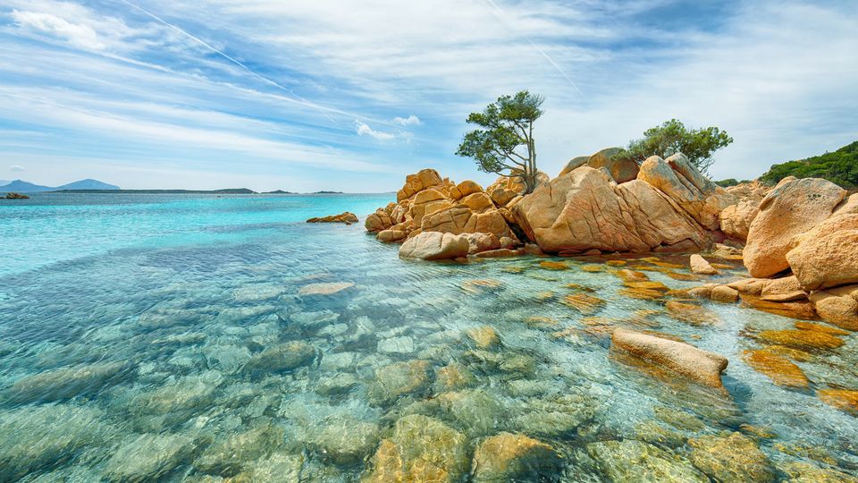 Strand an der Costa Smeralda