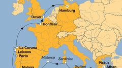 Ihre Reiseroute
