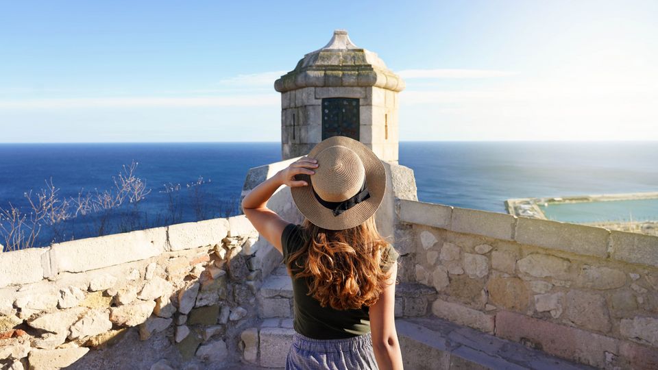 Alicante, Blick von der Burg Santa Barbara