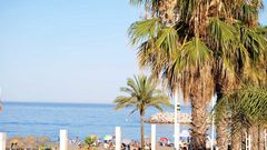 Blick zum Strand, Hotel MAC Puerto Marina