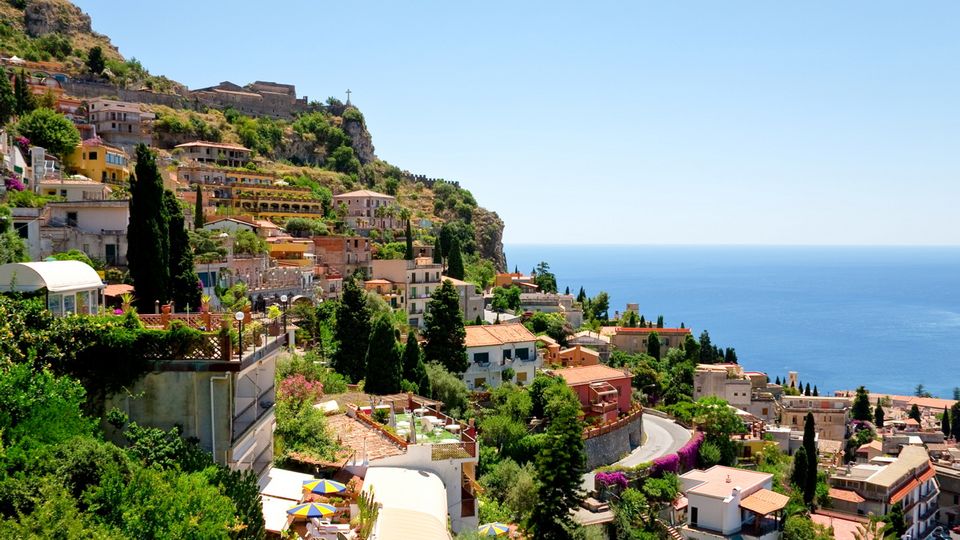 Blick auf Taormina
