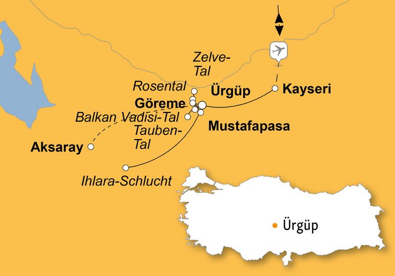 Ihre Reiseroute