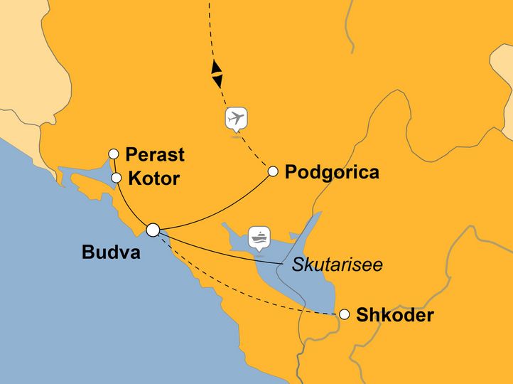 Ihre Reiseroute