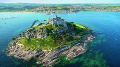 St. Michaels Mount an der Küste von Cornwall