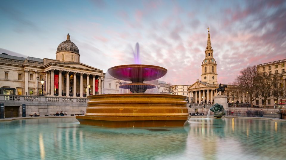 Trafalgar Square und National Gallery