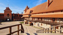 Burg Trakai Innenhof