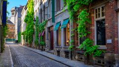 Historische Gasse in Brüssel