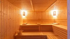 Sauna im Theartemis Palace