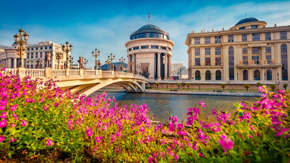 Skopje Vardar River