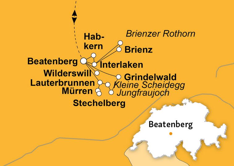 Ihre Reiseroute