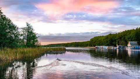 Malerische Seenlandschaft in der Mecklenburgischen Seenplatte, Granzow
