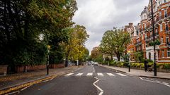 Der "berühmte Zebrastreifen" in der Abbey Road, London