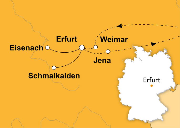 Ihre Reiseroute