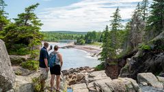 Wandern auf dem Jack Pine Trail, Cape Breton National Park, Nova Scotia