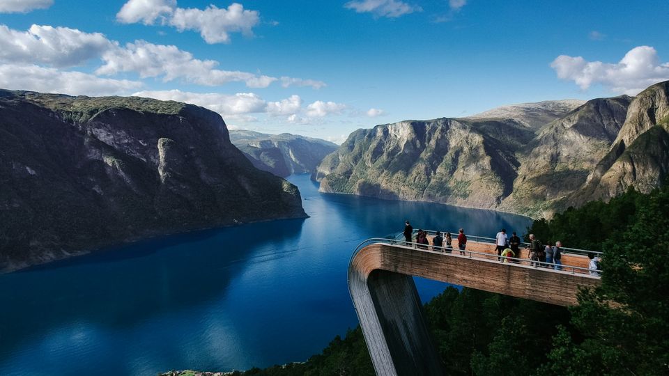 Aussichtspunkt über dem Sognefjord