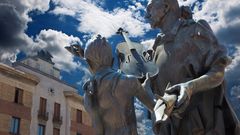 Cremona, Bronzestatue von Antonio Stradivari
