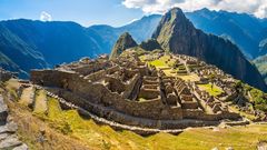 Panorama von Machu Picchu
