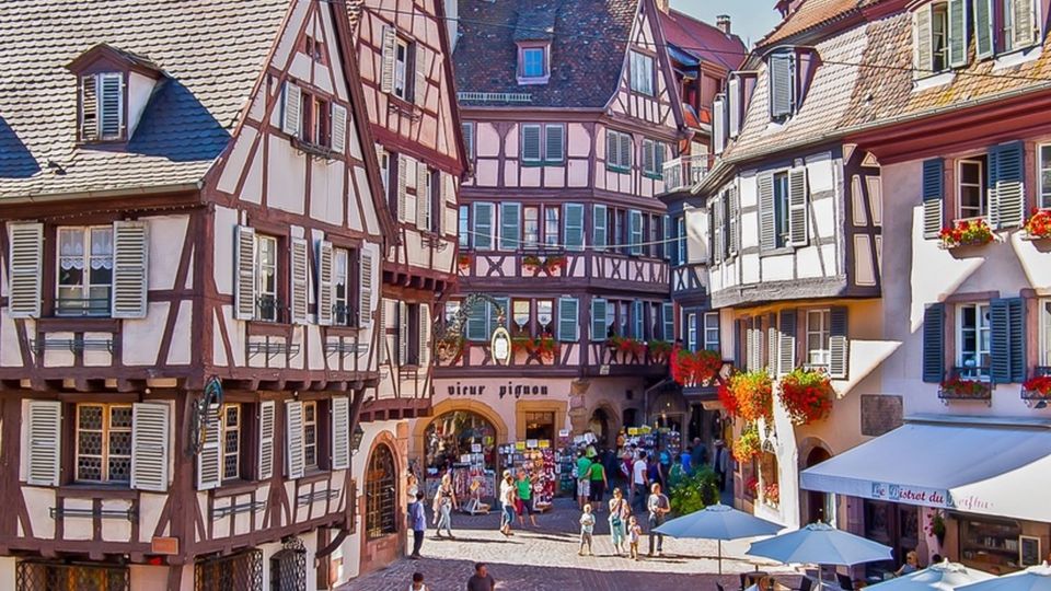 Fachwerkhäuser im Elsass