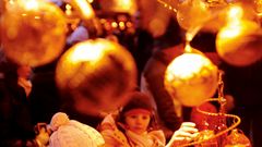Auf dem Weihnachtsmarkt