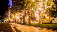 Weihnachtsdekoration in Funchal Madeira