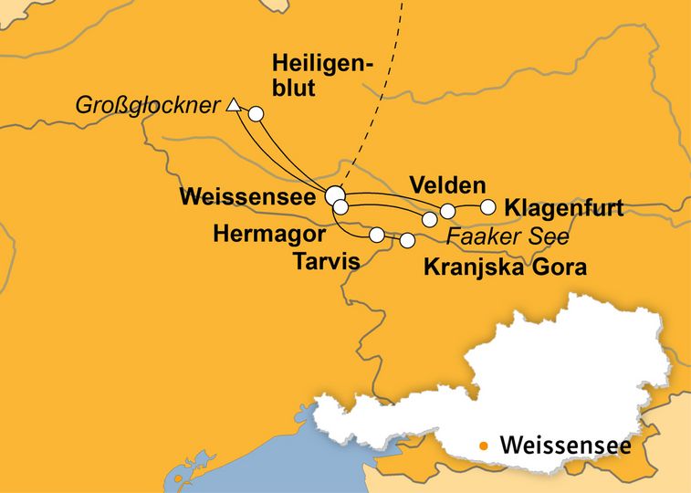 Ihre Reiseroute